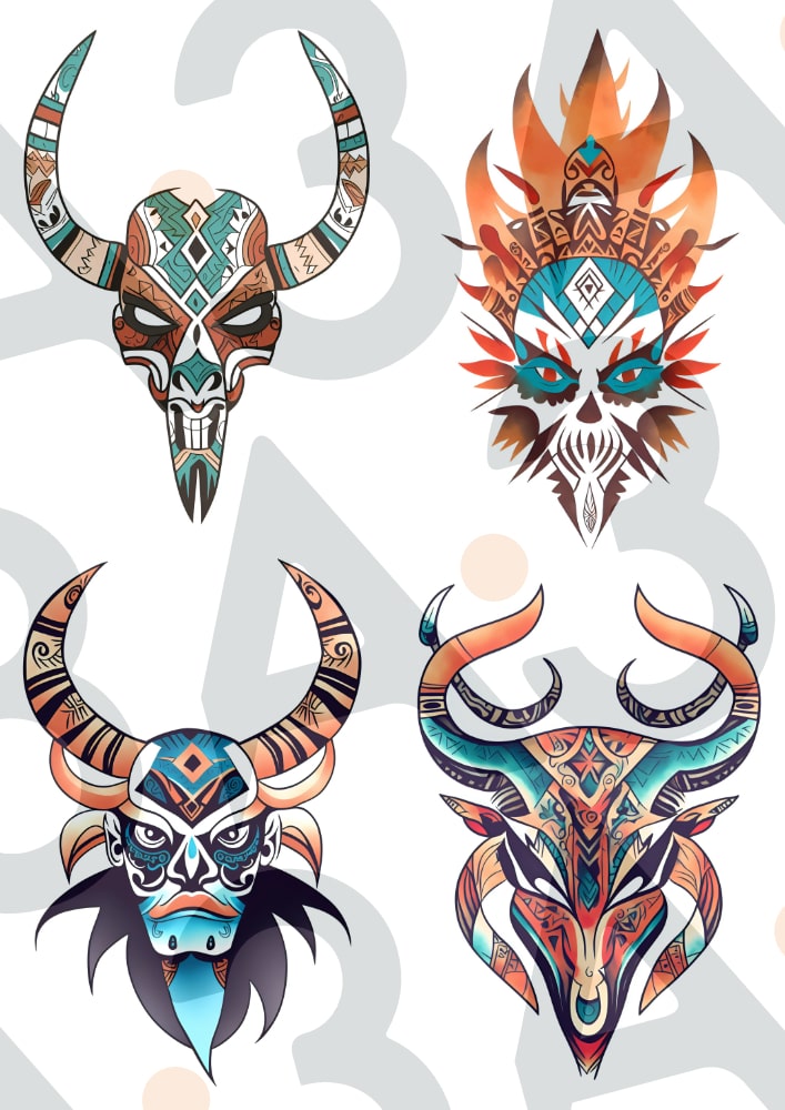 Colección tatuajes tribales 1