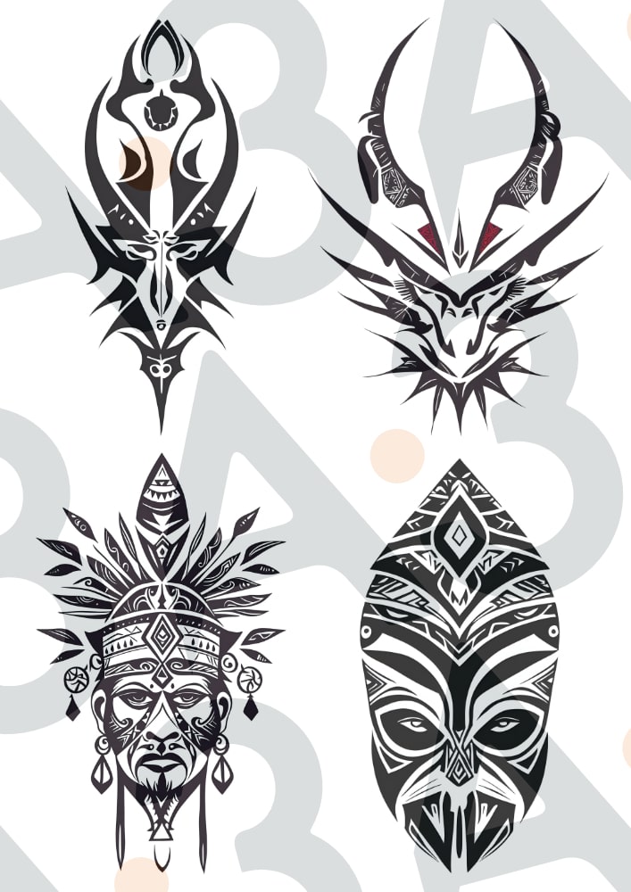 Colección tatuajes tribales 6