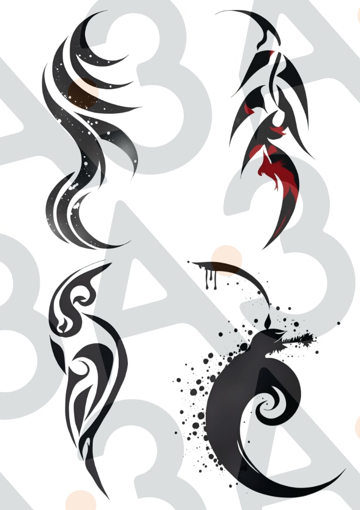 Colección tatuajes tribales 8
