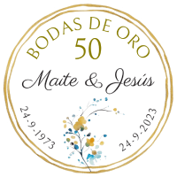 Etiqueta aniversario