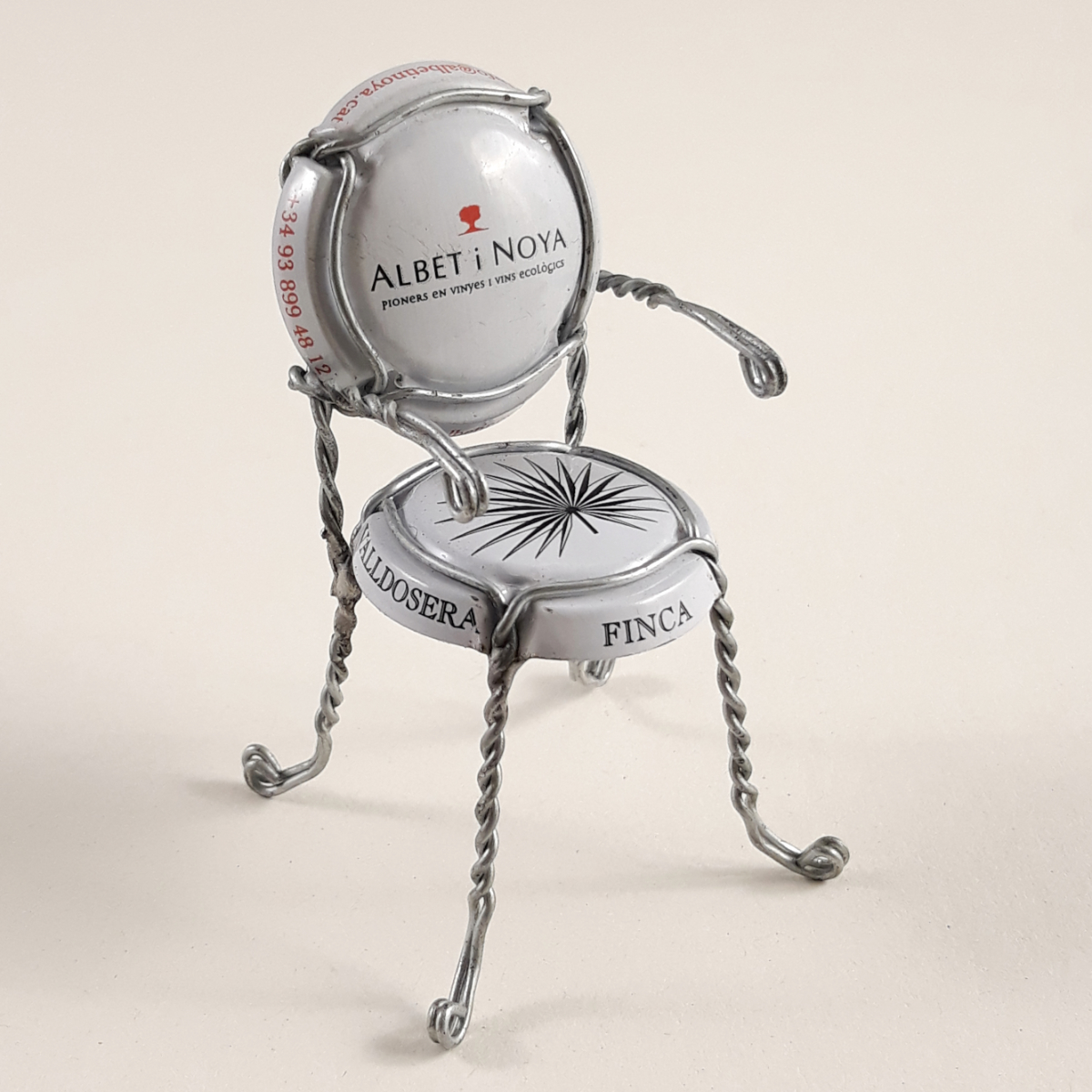 Silla Miniatura Artesanal Placas de Cava Albet i Noya