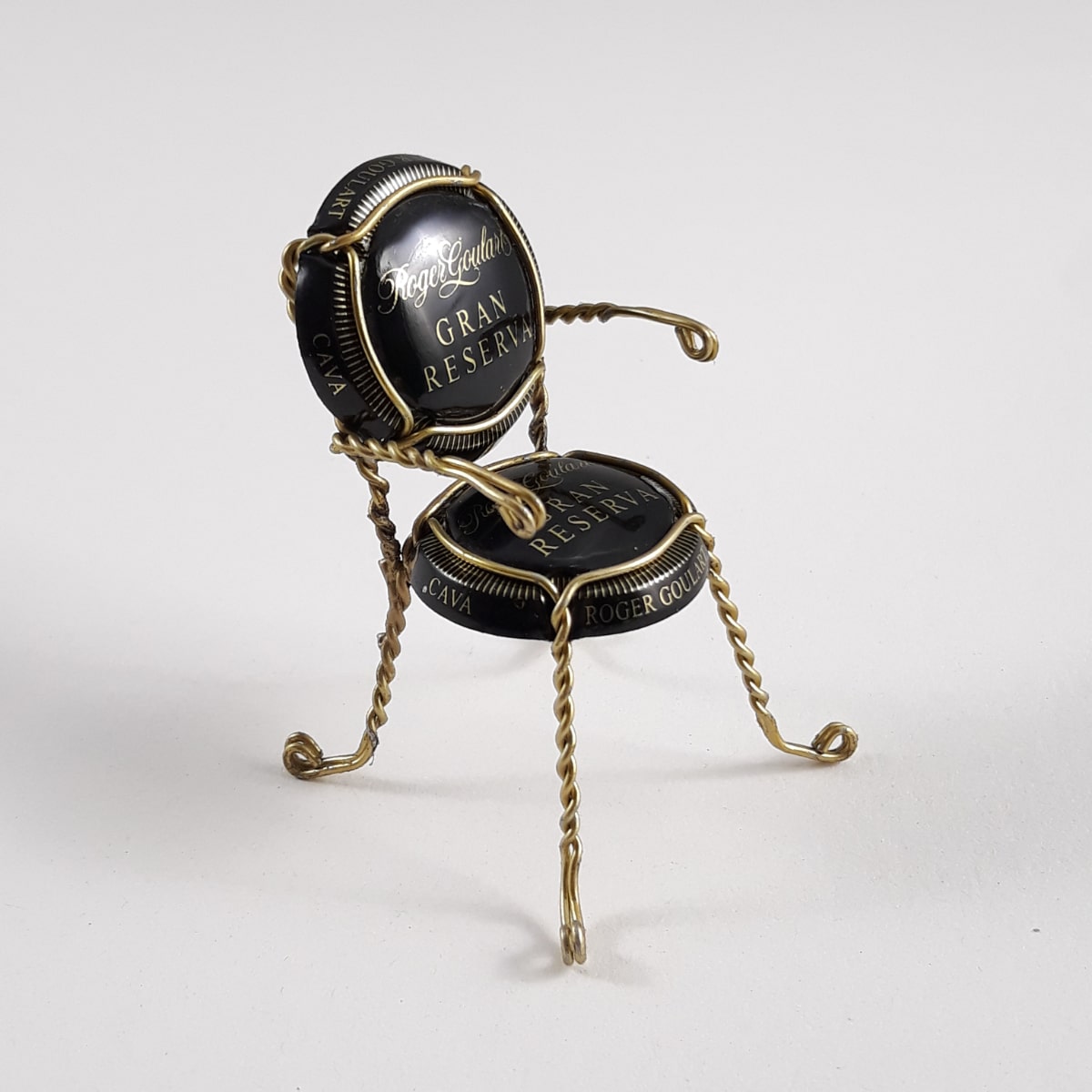 Silla Miniatura Artesanal Placas de Cava Roger Goulart Gran Reserva