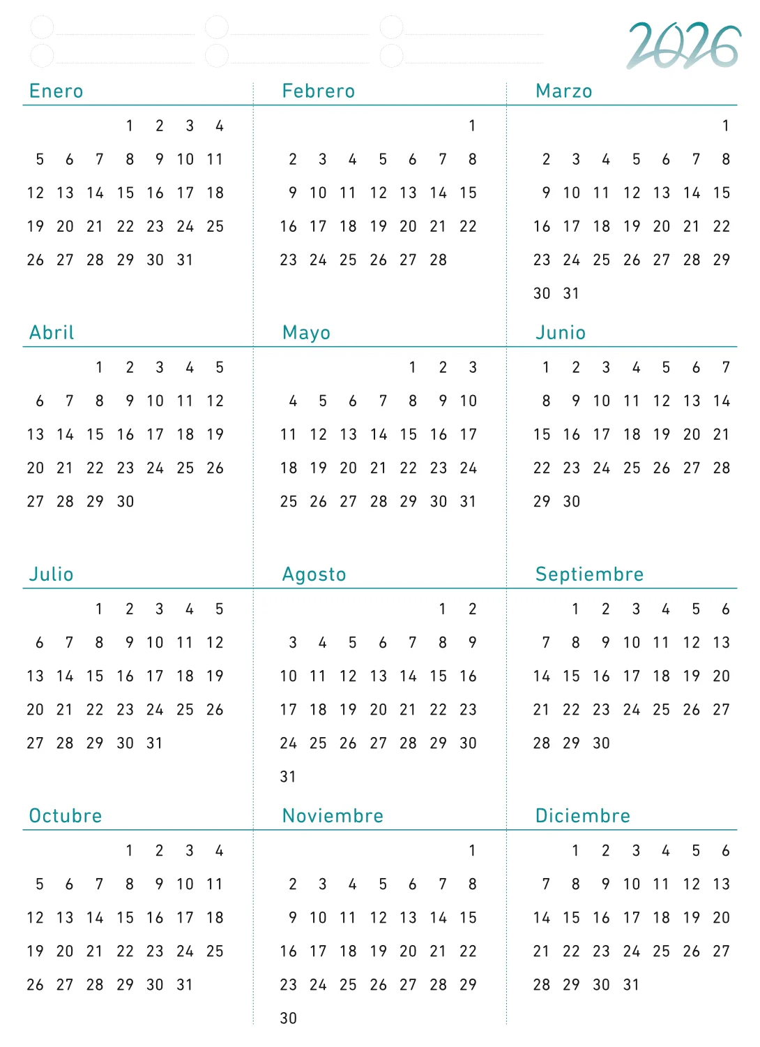 calendario-anual-personalizado-2026-turquesa
