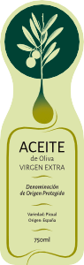 etiqueta aceite oliva brisa d'or claro