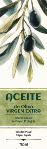 etiqueta aceite oliva tradición