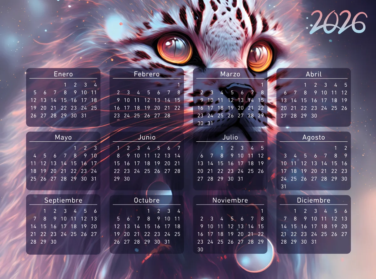 calendario-poster-anual-2026-gato-cosmico-ojos-brillantes
